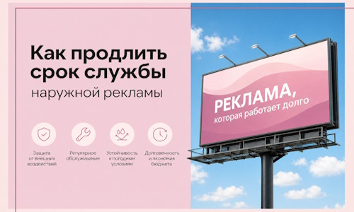 Как продлить срок службы наружной рекламы в Туймазы