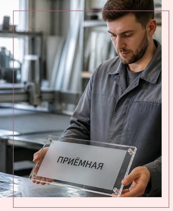 Таблички из оргстекла на заказ в Туймазы от 3974 р. | Аванза-Тмз