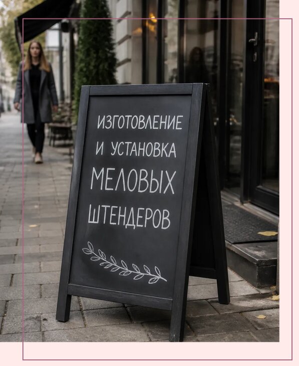 Меловые штендеры в Туймазы по цене от 6624 р. | Аванза-Тмз